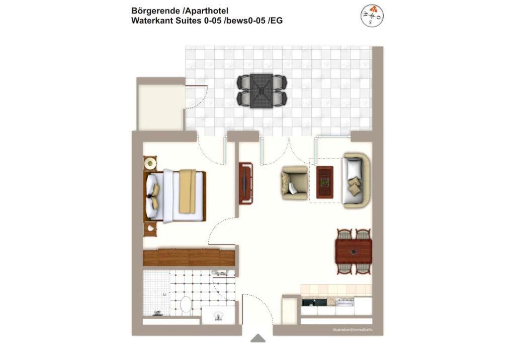 Waterkant Suite 0-05 เบอร์เกอเรนเดอ-เรทวิช ภายนอก รูปภาพ